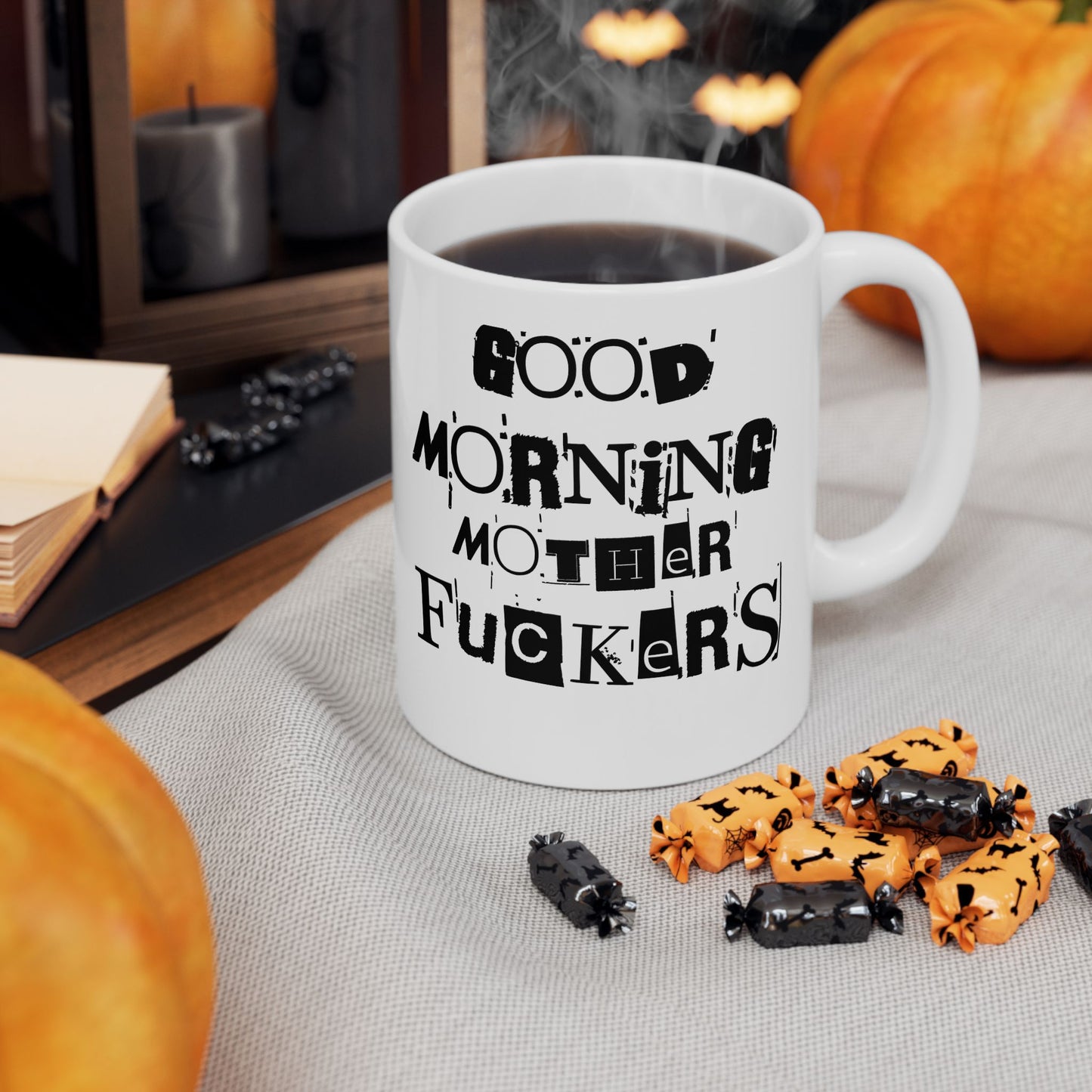 Funny Ceramic Mug - Good Morning Mother Fuckers, Humor Gift for Friend
