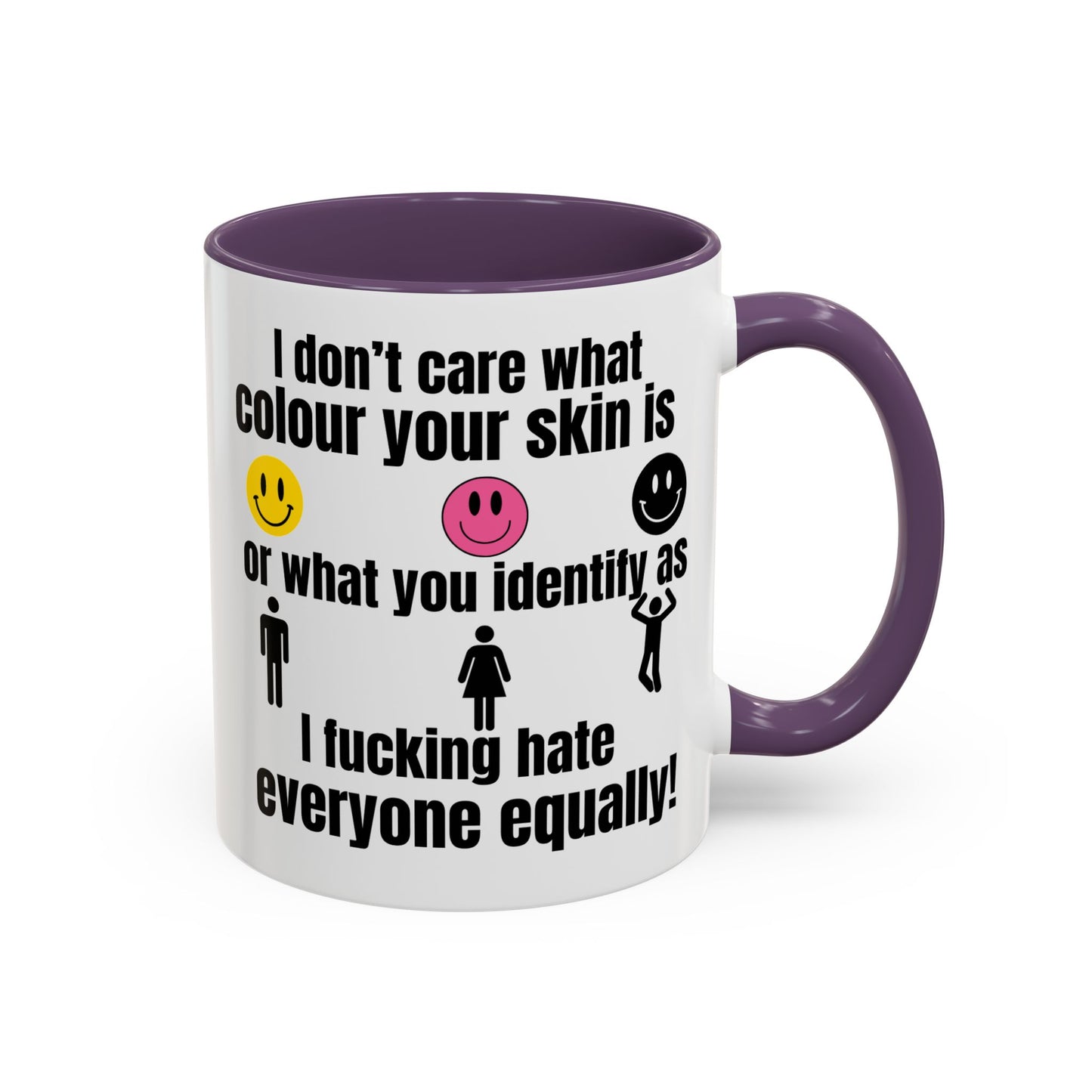 Funny Hate Everyone Accent Mug (11, 15oz)